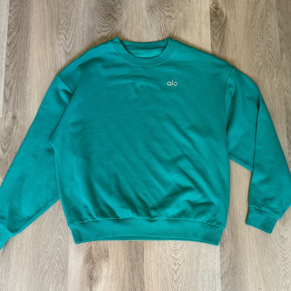 alo - accolade crewneck - green
